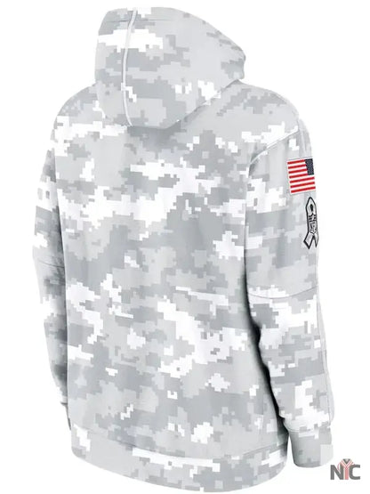 Philadelphia Eagles Salute To Service Camo 2024 Hoodie