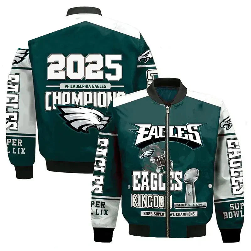 Philadelphia Eagles Super Bowl LIX 2025 Champions Bomber Jacket