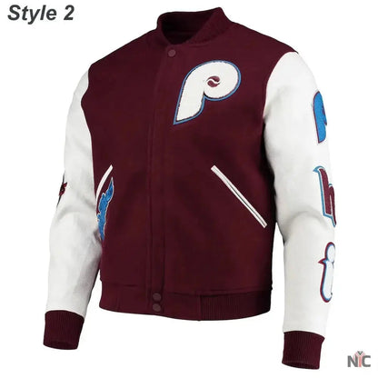Philadelphia Phillies Letterman Varsity Jacket