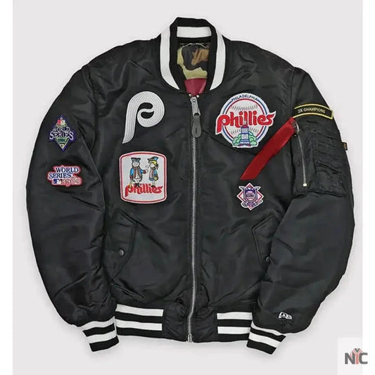 Philadelphia Phillies MA-1 Bomber Jacket
