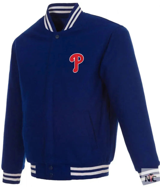 Philadelphia Phillies Royal Wool Jacket
