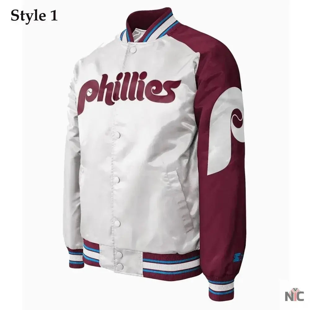 Philadelphia Phillies Satin Jacket