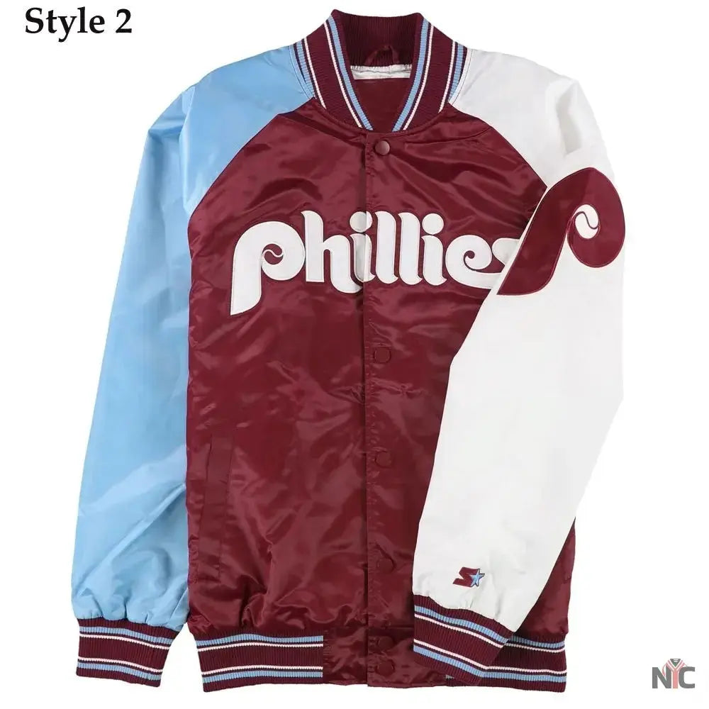 Philadelphia Phillies Satin Jacket