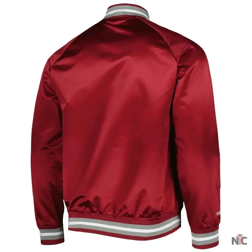 Philadelphia Phillies Satin Raglan Full-Snap Jacket