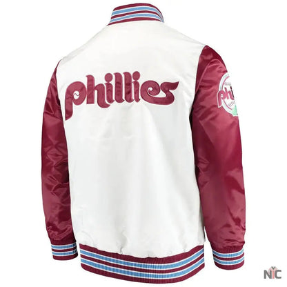 Philadelphia Phillies The Legend White Satin Jacket
