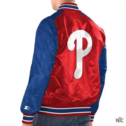 Philadelphia Phillies Varsity Satin Jacket