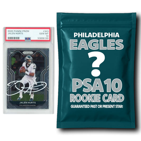 Philadelphia Eagles PSA 10 Graded Rookie Card Mystery Pack