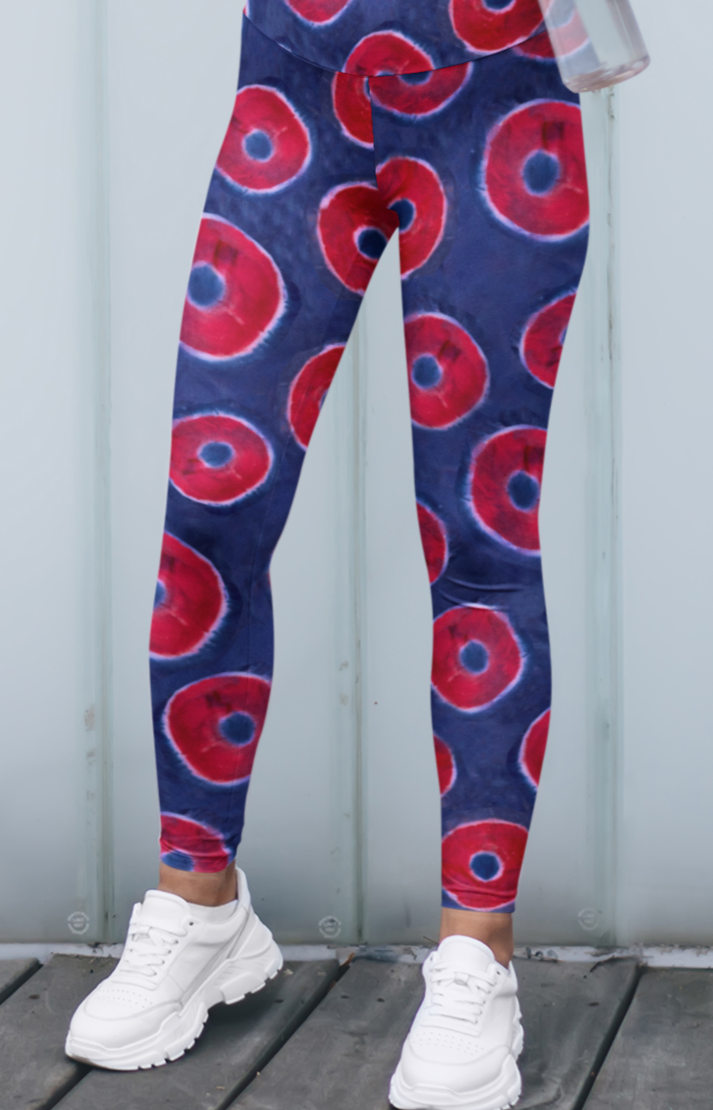 Phish Donuts Brushed Suede Leggings