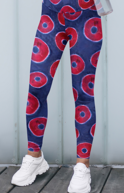 Phish Donuts Brushed Suede Leggings