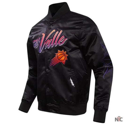 Phoenix Suns 2024 City Edition Satin Full-Snap Jacket