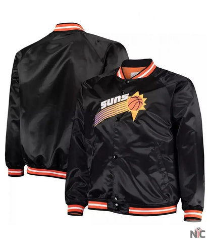 Phoenix Suns Hardwood Classics Throwback Satin Jacket