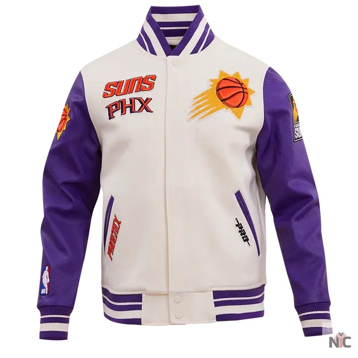 Phoenix Suns Retro Classic Rib Wool Varsity Jacket
