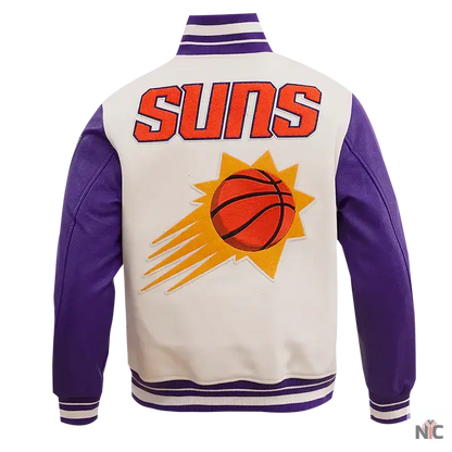 Phoenix Suns Retro Classic Rib Wool Varsity Jacket
