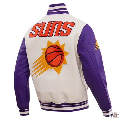 Phoenix Suns Retro Classic Rib Wool Varsity Jacket