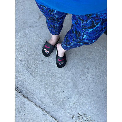 Electric Blue Capri Leggings