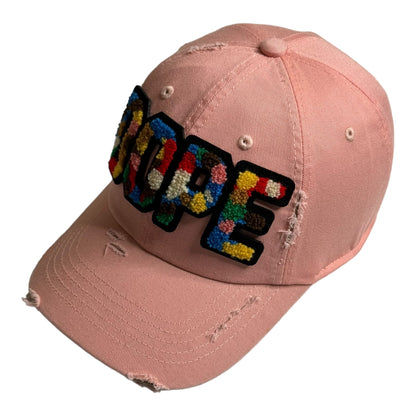Camo Dope Dad Distressed Vintage Adjustable Baseball Hat