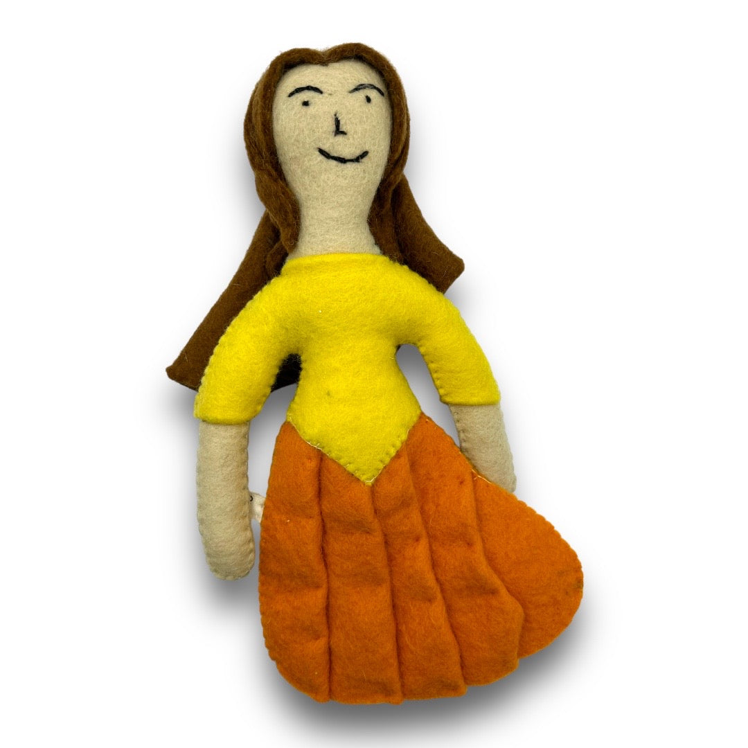 Prince and Princess Felt Dog Toys