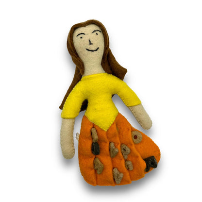 Prince and Princess Felt Dog Toys