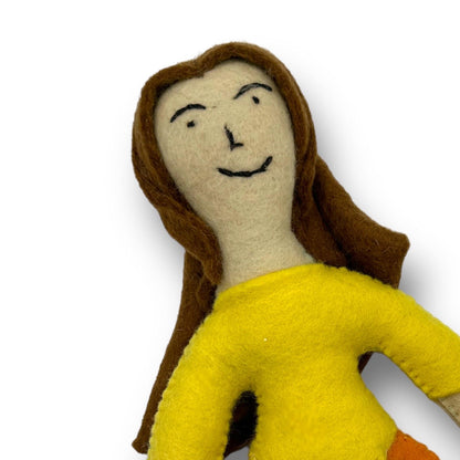 Prince and Princess Felt Dog Toys