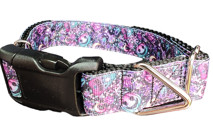 Halloween Purple Paranormal Nylon Dog Collar