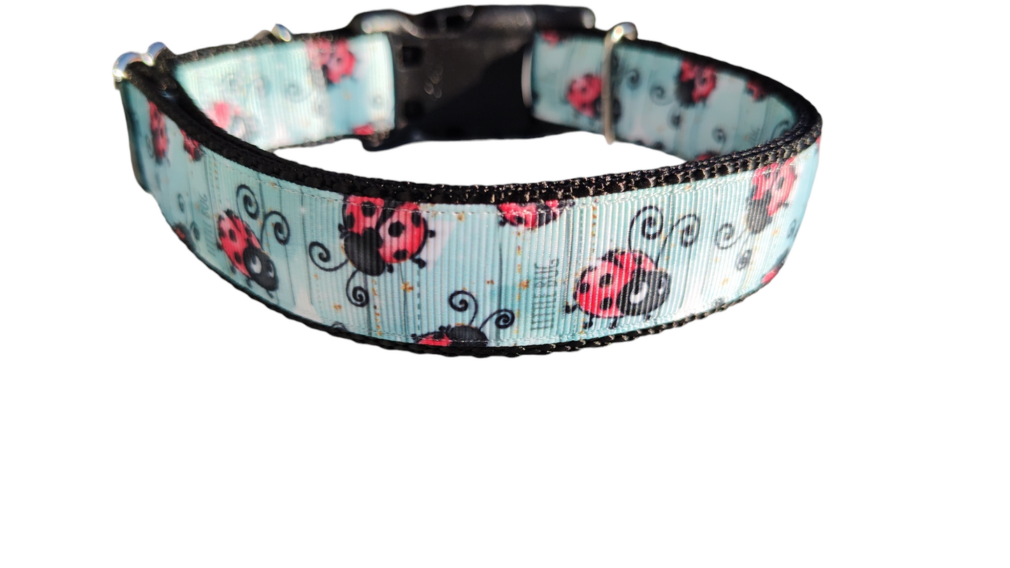 Little Bug Ladybug Nylon Dog Collar