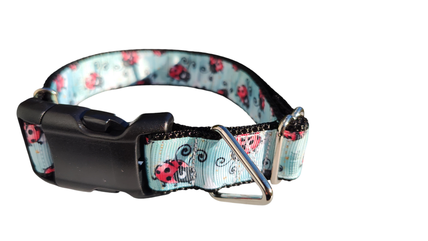 Little Bug Ladybug Nylon Dog Collar