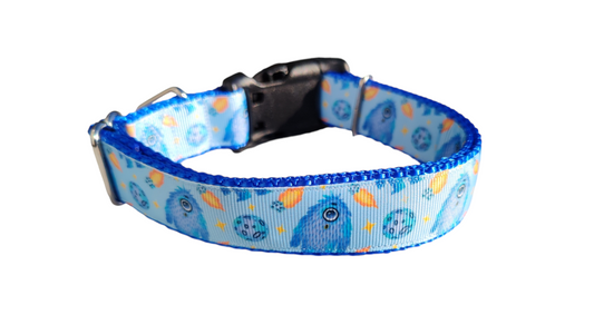 Monsters In Space Nylon Dog Collar