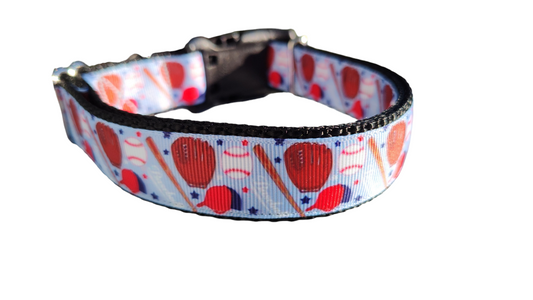 Baseball Nylon Dog Collar