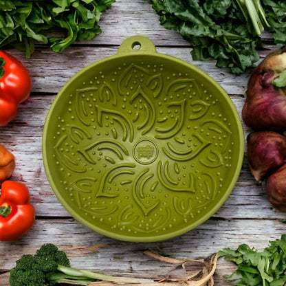 Garden of Eatin' Tipsy Bowl - Wobble Lick Mat for Dogs & Cats | USA Made