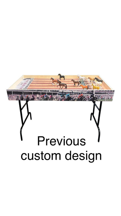 Jumbo Horse Game Turf Theme with Printed Rails