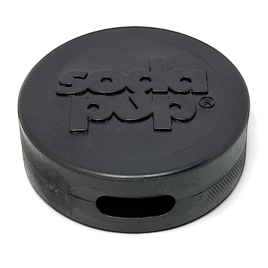 Hockey Puck Bully Stick Holder - Durable Rubber Treat Holder & Chew Toy USA