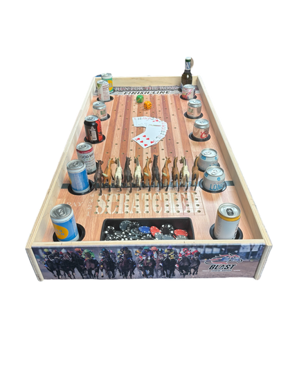 Jumbo Horse Game W/ Drink Holders & Chip Pot