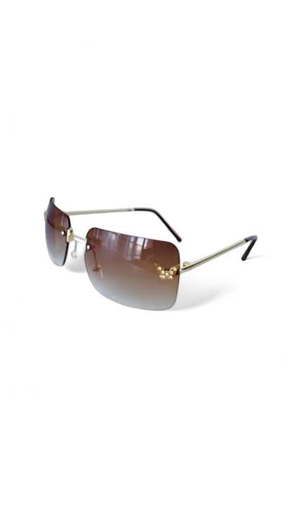 Papillon Blue Sunglasses