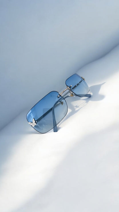 Papillon Blue Sunglasses