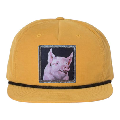 Biscuit/Black Rope Cap