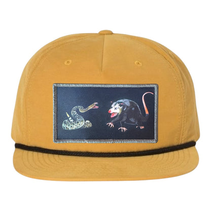 Biscuit/Black Rope Cap