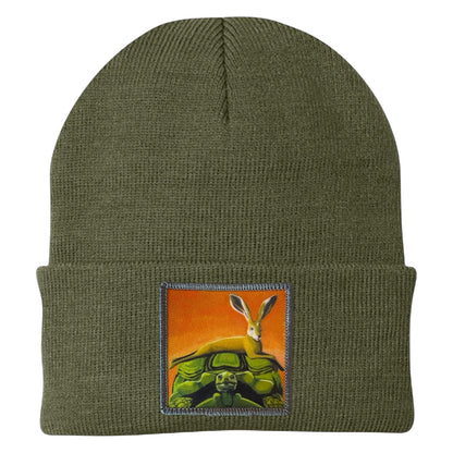 The Tortoise By a Hare Beanie