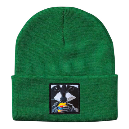 The Snack Kid Raccoon Beanie