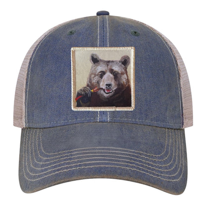 Navy/ Khaki Trucker Cap