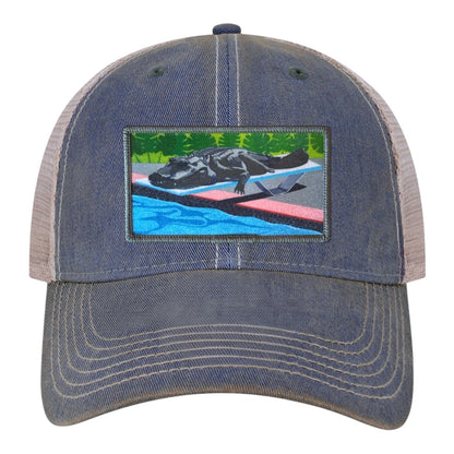Navy/ Khaki Trucker Cap