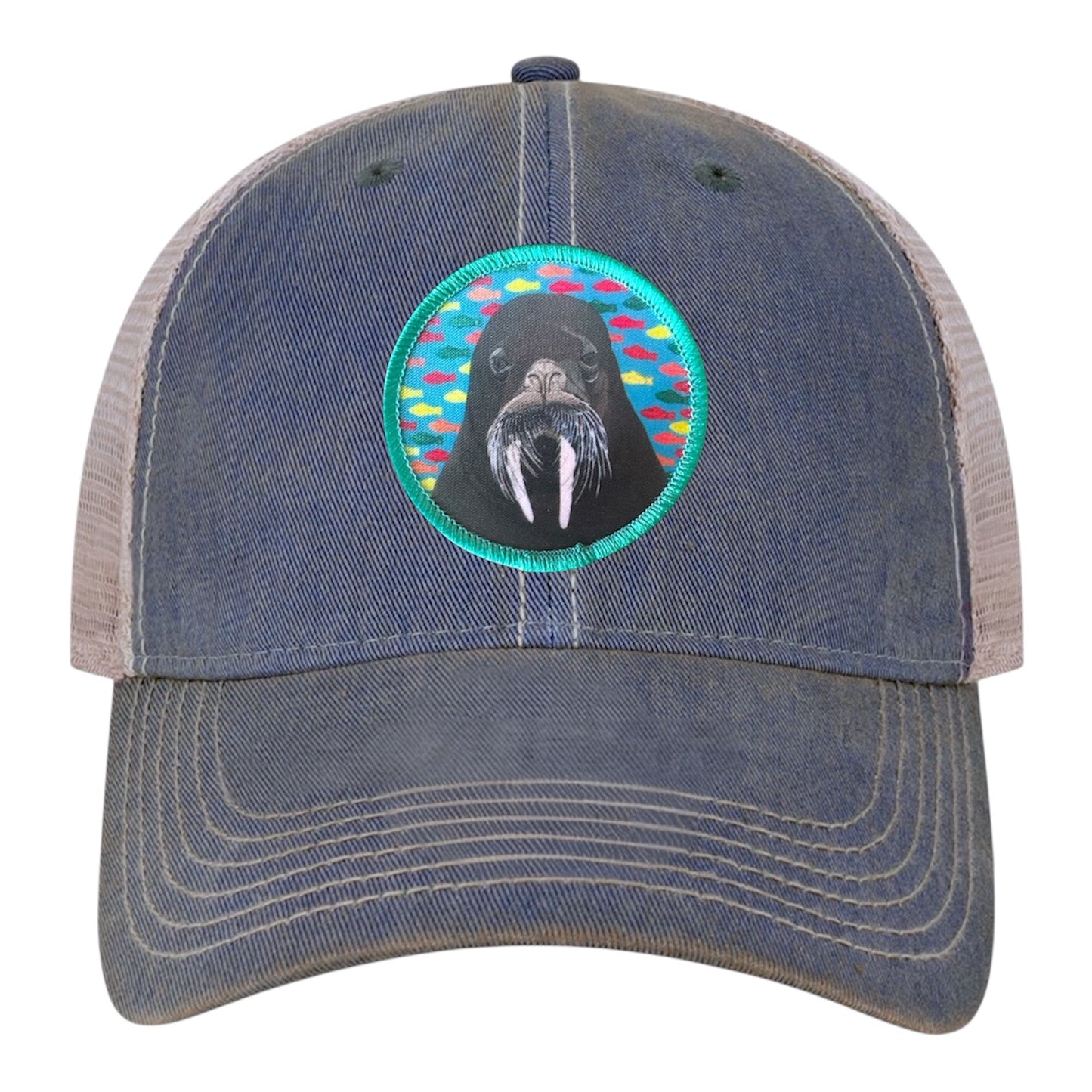 Navy/ Khaki Trucker Cap