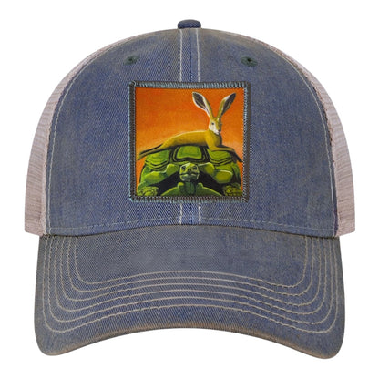 Navy/ Khaki Trucker Cap