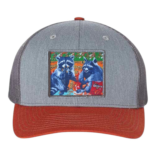 Grey/Terracotta Trucker