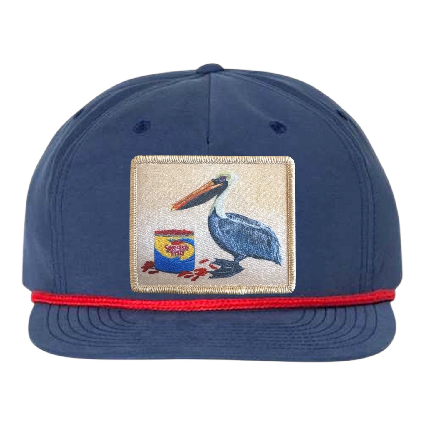 Navy/ Red Rope Cap