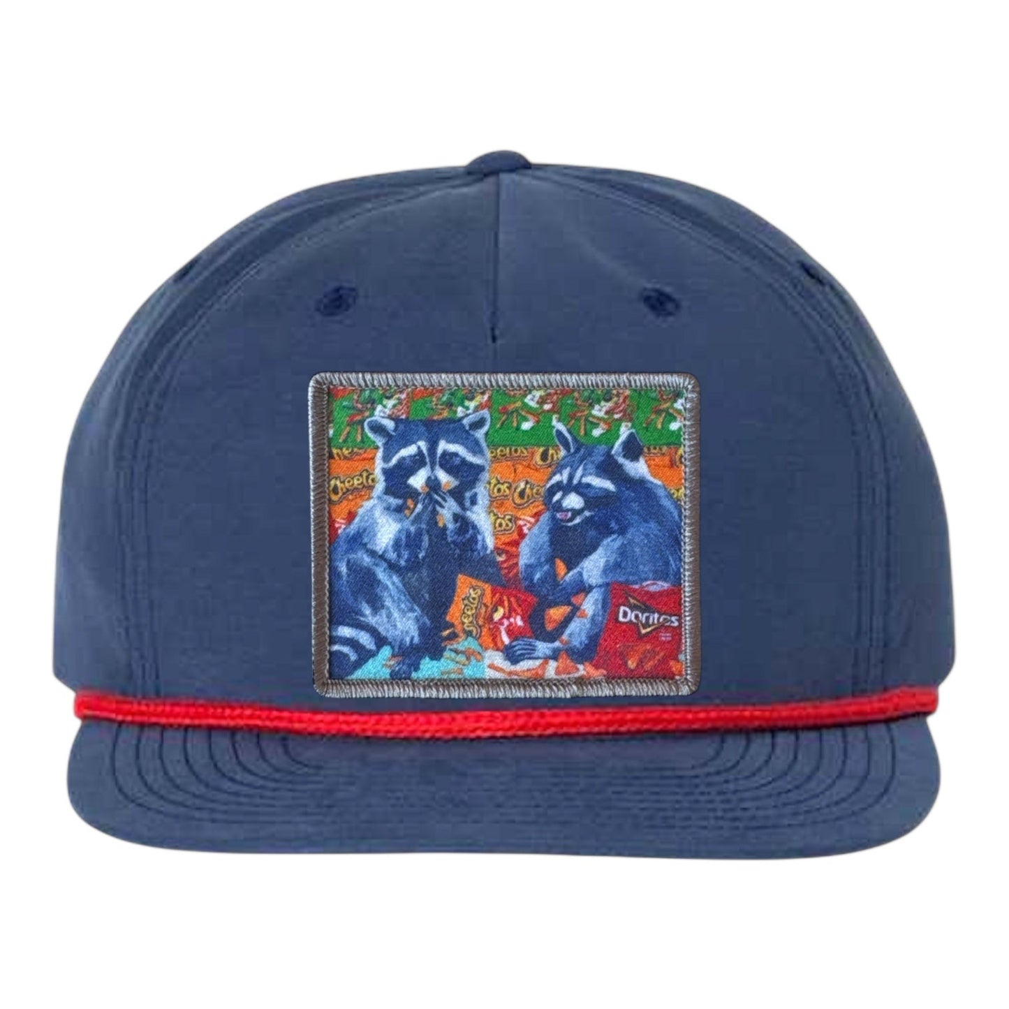 Navy/ Red Rope Cap