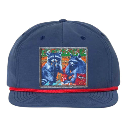 Navy/ Red Rope Cap