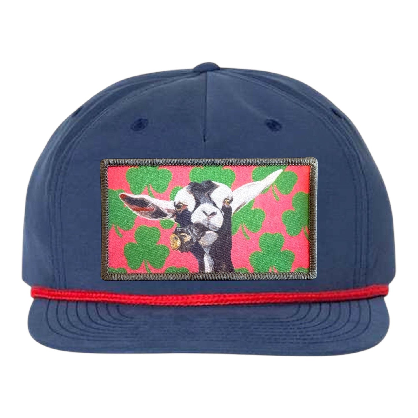 Navy/ Red Rope Cap
