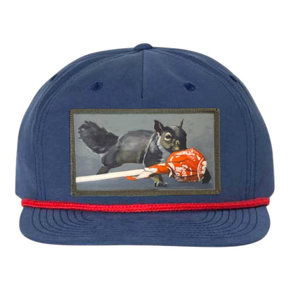 Navy/ Red Rope Cap