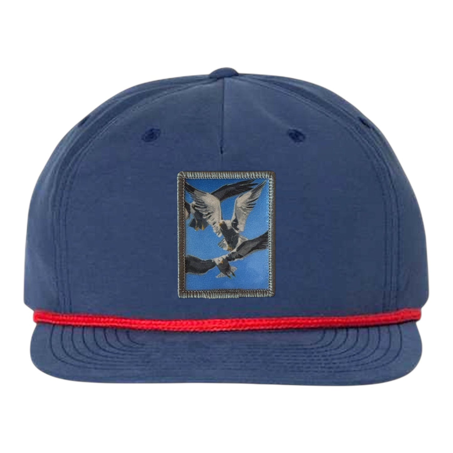Navy/ Red Rope Cap