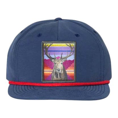 Navy/ Red Rope Cap